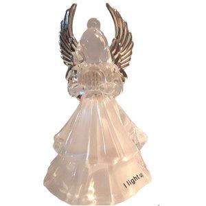 Clear Lighted Angel Christmas Ornament Works